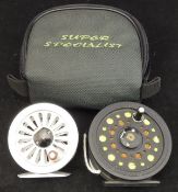 A Daiwa "Sensor" trout fly reel,