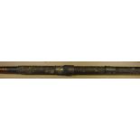 A Hardy "The Valencia" split cane two piece sea fishing rod