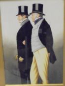 AFTER RICHARD DIGHTON "Father's of the turf" Admiral Rous and Mr Geo.