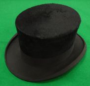 A black silk top hat, size 58, stamped "G.Meilingenzm. .....
