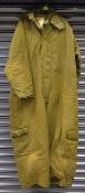 A Wise Wear waxed cotton all-in-one coverall suit CONDITION REPORTS Size XL.