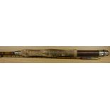 A W J Cummings of Bishop Auckland two piece trout fly rod,