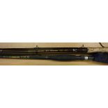 A Shakespeare "Golden Fly Salmon" three piece salmon fly rod,