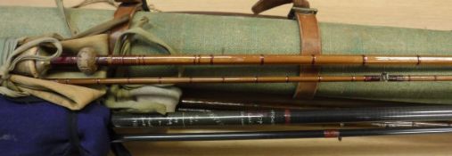 A Hayden's 10ft "Super Deluxe" carbon fly rod,