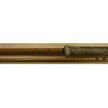 A B James "Richard Walker" Mark IV two piece split cane carp rod (short tip)