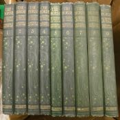 Nine volumes of PROFESSOR J WORTLEY "The Horse Its Treatment in Health and Disease",