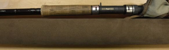 A Daiwa "Alltmor Orator" two piece salmon spinning rod,