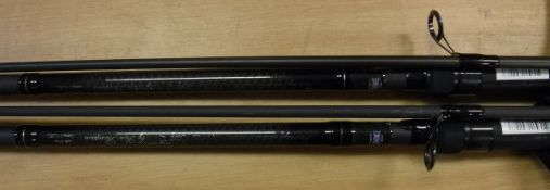 A pair of Ron Thompson SDS "Carp 12ft" two piece carp rods