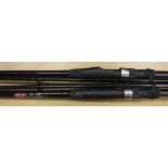 A pair of un-named 12ft two piece carp / pike rods