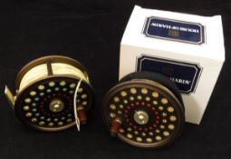 A Hardy "J.L.H. Salmon" Golden Salmon fly reel, limited edition No'd.