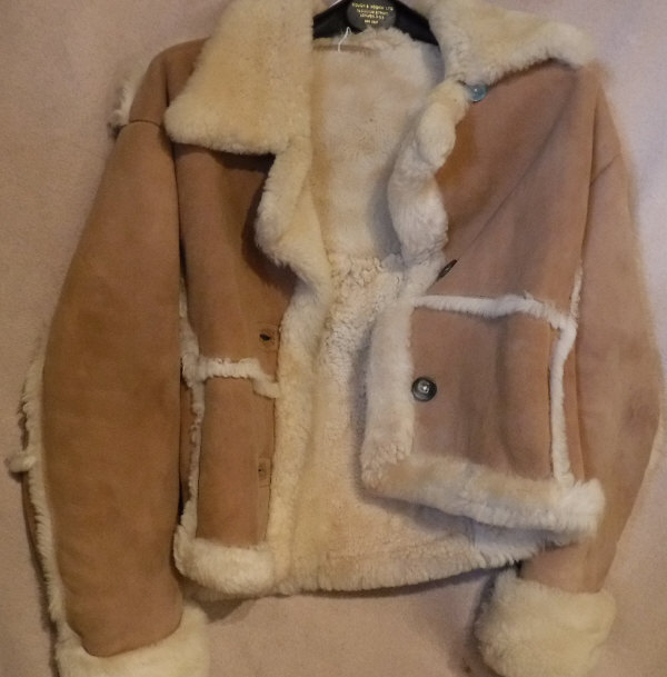 A Mary Quant sheepskin jacket bearing Mary Quant label to the interior CONDITION REPORTS