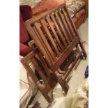 An Arts and Crafts style oak single bedstead,