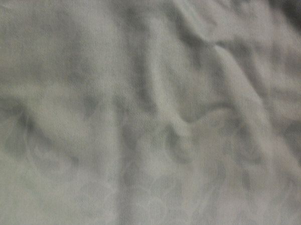 Two pairs of green cotton damask interlined curtains CONDITION REPORTS One pair - Image 2 of 7