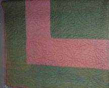 A vintage quilt,