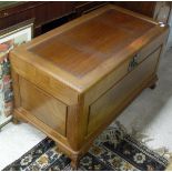 An Eastern camphor wood lined chest