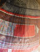 A collection of tribal clothing of Oriental origin (possibly Sapaphnong), to include skirts,