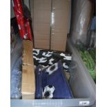 A box of assorted children's bedroom accessories to include Minene storage boxes,