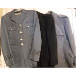 An RAF Great coat together with a RAF Crombie Great coat,