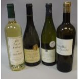 A selection of various white wines to include Mirabelle du Chateau de la Jaubertie 2010 x 6,