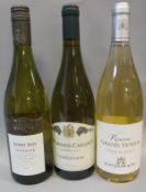 A selection of various white wines to include Laurent Miquel Nord Sud Voignier 2007 x 6,