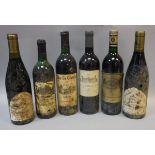 Arc du Rhone 2012 x 2, Chateau Batailley 1989 x 1, Clos la Coutale 2001 x 1,