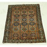 A Bokhara style carpet,