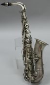 An HN White "King" alto saxophone, Serial No.