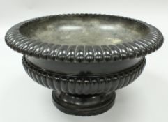 An early 19th Century black marble tazza in the manner of George Bullock,
