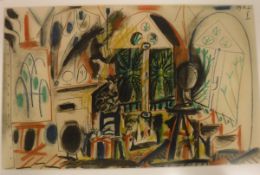 AFTER PABLO PICASSO (1881-1973) "An interior scene 19.11.