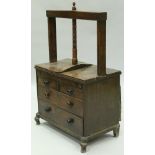 A 19th Century oak press chest,