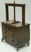 A 19th Century oak press chest,
