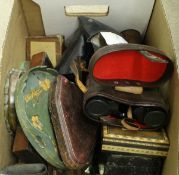 A box of various sundry ornamental wares, etc,