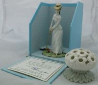 A Royal Worcester Porcelain Company figurine "Bridget", limited edition No'd.