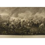 AFTER ALEXANDER SAUERWEID "The Battle of Waterloo, engraving by H R Cook,