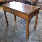 A 19th Century mahogany card table,