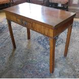 A 19th Century mahogany card table,