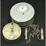 A Dent Night Watchman's "Recording Clock", brass cased, No'd.