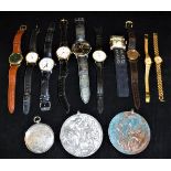 A bag of assorted watches to include a Timex Indigo, two "Mayhem" watches, a ladies Accurist watch,