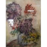 LESLIE MARR (Born 1922) "Flowers in vase", watercolour, signed and dated lower left 2.9.