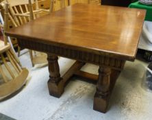 Two small oak tables (as ends or to be used separately),
