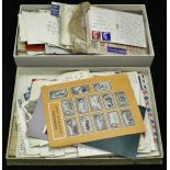 A stamp album and contents of British and World stamps,