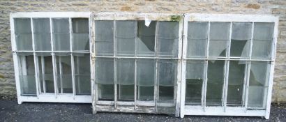 A collection of Victorian cast iron greenhouse roof gables,