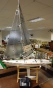 A remote-controlled racing yacht "Sea Dolphin 770II"