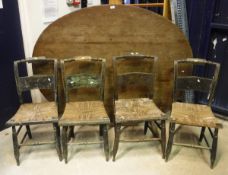A 19th Century pine vintners table,