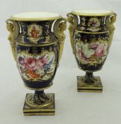 Two Coalport style vases in the Classical taste,