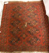 A Turkoman rug,