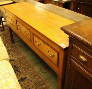 A 19th Century North Country oak dresser,