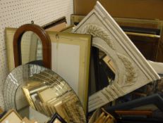 Assorted mirrors and prints