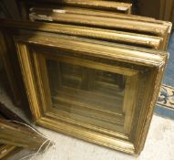 Six assorted gilt frames