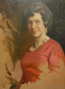 JOHN TOWNSEND, two portrait sketches, oil on board,